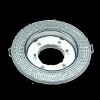                  Светильник встраиваемый GX53R-crystal R12L под лампу GX53 с подсветкой 230B Прозрачный/ Хром | 4690612016221 | IN HOME
               