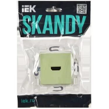 SKANDY Розетка HDMI SK-H01G мятный IEK