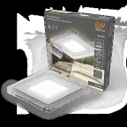 Светильник светодиодный Bubbles BL320 Квадр. 3+3W LED 3000K 350лм103x103мм O80 1/40 | BL320 | Gauss