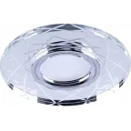 Светильник точечный встраиваемый под лампу, с подсветкой CD983 15LED*2835 SMD 4000K, MR16 50W G5.3, "круг",  хром (он же BS-CD983) | 32440 | FERON