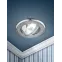 Светильник декор круглый со стеклянной крошкой MR16,12V/220V, 50W, хром/серебря DK18 CH/SH SL