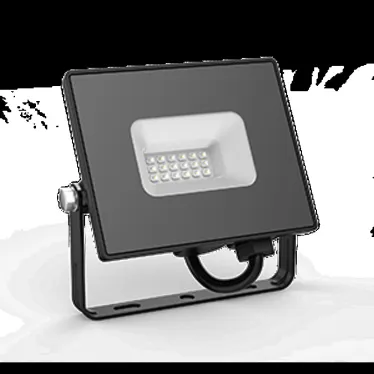 Прожектор светодиодный Elementary 10W 650lm зеленого свечения 175-265V IP65 черный LED 1/20 | 613100610 | Gauss