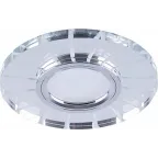 Светильник точечный встраиваемый под лампу, с подсветкой CD982 15LED*2835 SMD 4000K, MR16 50W G5.3, "круг",  хром (он же BS-CD982) | 32439 | FERON