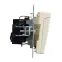 BRITE Розетка с заземлением с защитными шторками и крышкой 16А IP20 РСбш10-3-БрКр бежевый