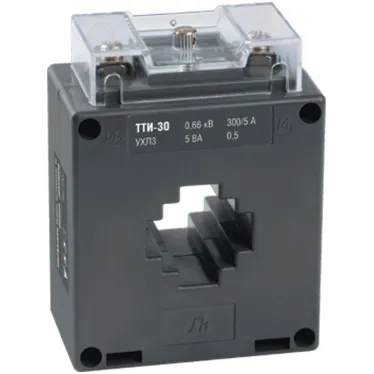 Трансформатор тока ТТИ-30  300/5А  5ВА  класс 0,5   | ITT20-2-05-0300 | IEK