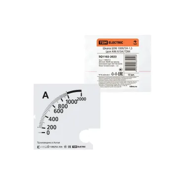 Шкала Ш96 1000/5А-1,5 (для А96 Х/5А) | SQ1102-2023 | TDM