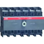                  Реверсивный рубильник OT100F3C до 100А 3-полюсный (без ручки) | 1SCA105008R1001 | ABB
               