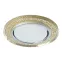 Светильник потолочный встраиваемый со светодиодной подсветкой 20LED*2835 SMD 4000K, 15W GX53, без лампы, прозрачный, золото CD4981 с др-ром в/компл |