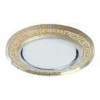 Светильник потолочный встраиваемый со светодиодной подсветкой 20LED*2835 SMD 4000K, 15W GX53, без лампы, прозрачный, золото CD4981 с др-ром в/компл |