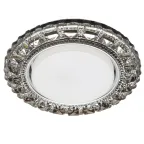 Светильник точечный встраиваемый декоративный CD4045 20LED*2835 SMD 6400K, 15W GX53, без лампы, серый, хром | 41411 | Feron