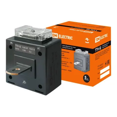 Трансформатор тока ТТН-Ш 150/5- 5VA/0,5-Р | SQ1101-1015 | TDM
