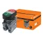Кнопка двойная MPD2-11С (зеленая/красная) (LED) в сборе d22мм/220В (I/O)  линза прозрачная | SQ0747-0049 | TDM