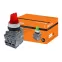 Переключатель на 3 положения с фиксацией M3SS1-21R короткая ручка(LED) d22мм/220B 1з+1р красный | SQ0747-0074 | TDM