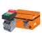 Кнопка двойная MPD13-11С (зеленая/красная-выступающая) (LED) d22мм/220В (I/O)  линза прозрачная | SQ0747-0038 | TDM