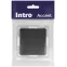 Переключатель Intro Accent 6-103-05 , 10А-250В, IP20, СУ, AL/CU, антрацит