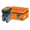 Кнопка двойная MPD4-11Y (зеленая/красная) (LED) в сборе d22мм/24В (ПУСК/СТОП) линза желтая | SQ0747-0068 | TDM
