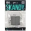 SKANDY Выключатель 2-клавишный проходной 10А SK-V05Gr серый IEK