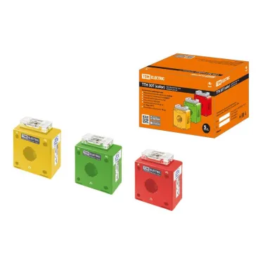 Трансформатор тока ТТН 30T/100/5-5VA/0,5-Р (3 шт., color) | SQ1101-1209 | TDM