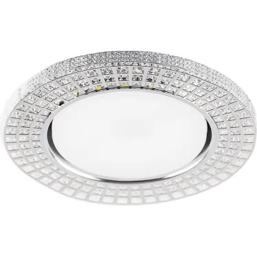 Светильник потолочный встраиваемый под лампу GX53 CD4028 20LED*2835 SMD 4000K, 15W GX53, без лампы, прозрачный, хром | 32651 | FERON