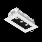                  Светильник светодиодный DL-STELLAR встраиваемый поворотный 120x62x45mm 8W 4000K 34град белый | V1-R0-00408-10L25-2000840 | VARTON
               