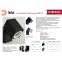 Подсветка декоративная WL37 BK MR16/GU10, черный, для интерьера, фасадов зданий лампа MR16 ( в комплект не входит)