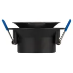 Светильник встраиваемый декоративный KL103 BK/CH MR16 GU5.3 черный хром
