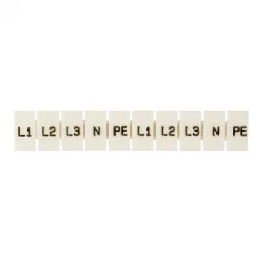 Маркеры для JXB-ST 1,5 с символами "L1, L2, L3, N, PE" (100 шт.) EKF PROxima | zb-st-1.5-L-1-3 | EKF