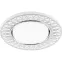 Светильник встраиваемый с белой LED подсветкой CD9913 потолочный GX53 без лампы, матовый белый, хром | 32981 | Feron