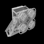 Светодиодный прожектор AirQub Sport 280 Вт 5000 К AS1 DMX-RDM | V1-P1-702X2-04R50-6528050 | VARTON