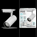 Светильник светодиодный трековый цилиндр 32W 2940lm 4000K 180-220V IP20 75*216мм белый линза 36º | TR087 | Gauss