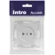 Розетка Intro Accent 6-201-03 2P, 16А-250В, IP20, СУ, алюминий