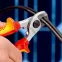 Кабелерезка - VDE 1000V резка - кабель 15мм (50мм AWG 1/0) L-165мм диэлектрический хромированный двухкомпонентные рукоятки крепление для страховки блистер