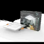 Светильник светодиодный встраиваемый Backlight BL123 Квадрат. Акрил, 6+3W, LED 4000K, 145*145, | BL123 | Gauss