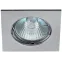 Светильник литой квадрат MR16,12V/220V, 50W хром (100/2100)KL2 CH | C0043660 | ЭРА
