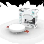 Светильник встраиваемый downlight Elementary Adjustable Frameless FL круг 9W, 800lm, 4000K, Ø85mm, монтаж 55-75, 1/100 | 9034460209 | Gauss