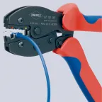 Пресс-клещи PRECIFORCE изолированныеованные кабельные наконечники штекерные соединители и стыковые соединители кол-во гнёзд: 3 05 - 60 мм (20 -10 AWG) L-220 мм чёрные 2-компонентные рукоятки