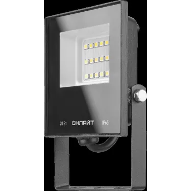 Прожектор светодиодный OFL-20-4K-BL-IP65-LED | 61946 | ОНЛАЙТ