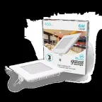 Светильник светодиодный встраиваемый ультратонкий квадратный IP20 6W 4100K | 940111206 | Gauss