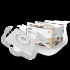 Светильник светодиодный встраиваемый квадратный белый, 6W, 500 Lm LED 2700K | 948411106 | Gauss