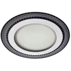 Светильник потолочный светодиодный DK LED 9-12 круглый "стекло с рисунком" 12W 4000K | Б0028263 | ЭРА