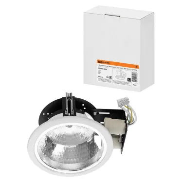 Светильник встраиваемый под лампу ЛВО 03 Downlight 2х15Вт КЛЛ Е27 IP20 | SQ0342-0024 | TDM