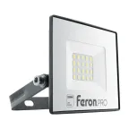 Прожектор светодиодный 20W 6400K IP65 AC220-240V/50Hz, черный, LL-1000 | 41538 | FERON