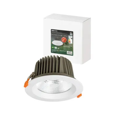 Светильник встраиваемый "Даунлайт" LED DCL-01-030 30 Вт, 4000 К, 80 Ra, IP20, прозрачный расс., | SQ0369-0406 | TDM