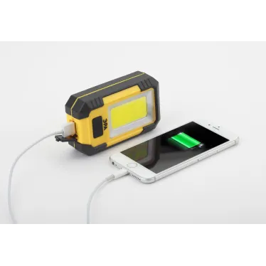 Светодиодный фонарь рабочий Практик ручной аккумуляторный магнит крючок powerbank 3 режима RA-801