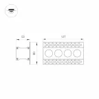 Светильник MS-ORIENT-BUILT-TRIMLESS-TC-S38x127-10W Day4000 (WH-BK, 30 deg, 230V) (Arlight, IP20 Металл, 5 лет) | 032224 | Arlight