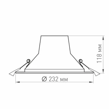 Светильник LTD-LEGEND-R230-35W Day4000 (WH, 50 deg) (Arlight, IP20 Металл, 3 года) | 027319(1) | Arlight