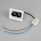 Светильник MS-ORIENT-BUILT-TURN-TC-S67x90-5W Day4000 (WH-BK, 30 deg, 230V) (Arlight, IP20 Металл, 5 лет) | 032232 | Arlight