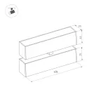 Светильник MAG-FLAT-FOLD-25-S604-18W Day4000 (BK, 100 deg, 24V) (arlight, IP20 Металл, 3 года) | 034239 | Arlight
