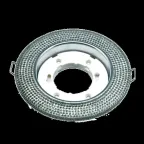                  Светильник встраиваемый GX53R-crystal R02L под лампу GX53 с подсветкой 230B Тонированный/ Хром | 4690612016214 | IN HOME
               