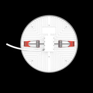 Светильник встраиваемый downlight Elementary Adjuastable Frameless FL круг 22W, 2200lm, 4000K, Ø167mm, монтаж 55-135, 1/40 | 9034460224 | Gauss